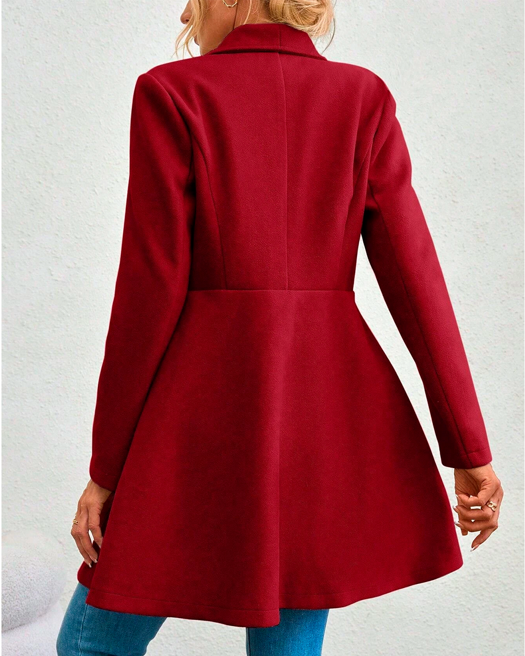 Coat Fitted Feminine Elegant Structured Winter